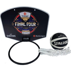 SPALDING EUROLEAGUE MICRO MINI FINAL 4 ATHENS 2026 79-109Z Μαύρο