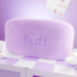 Fluff Fluffy Cosmetic Bag Small Νεσεσέρ Μωβ