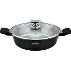 Τηγάνι SWISS HAUS Low Casserole 30 cm Μαύρο SH-BLC30B
