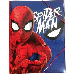 Φάκελος με Λάστιχο και Αυτιά για Χαρτί A4 Spiderman