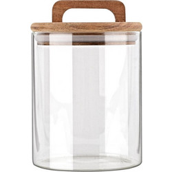 Estia Δοχείο Αποθήκευσης Allure Γυάλινο 650Ml 10X10X14.8Cm