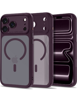 Tech-Protect MagPeak MagSafe Back Cover Matte Dark Cherry (iPhone 18 Pro Max / 17 Pro Max)