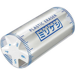 Γόμα Πολλαπλά Προφίλ Plastic Eraser Millikeshi Kokuyo - Λευκό