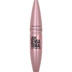 Maybelline Lash Sensational Black Mascara Μάσκαρα για Εφέ Βεντάλιας, 9.4ml - BLACK