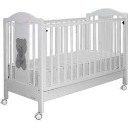 Bebe Stars Polar Κούνια για Στρώμα 60x130cm Λευκή