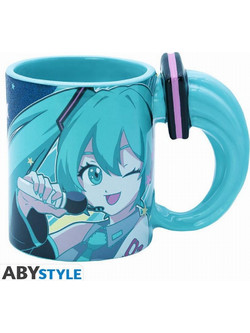 Hatsune Miku - 3D Hair Handle Κεραμική Κούπα (460ml)