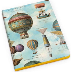 Σημειωματάριο Kartos 10,5x14,8 χρυσοτυπία Air Ballons