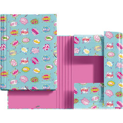 MIQUELRIUS ΦΑΚΕΛΟΣ ΛΑΣΤΙΧΟ ΧΑΡΤΙΝΟΣ 21x29.7cm AGATHA RUIZ DE LA PRADA WOW