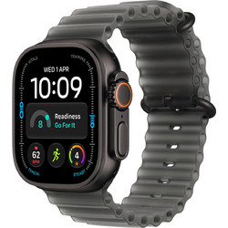 Apple Watch Ultra 4 Cellular 49mm Titanium Black Ocean Band Translucent Black