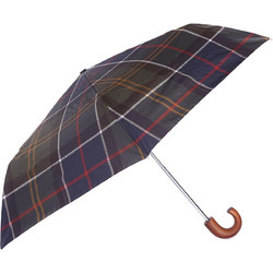 ομπρέλα BARBOUR Tartan Mini Λαδί