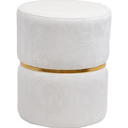 ΣΚΑΜΠΟ ΒΕΛΟΥΔΟ ΙΒΟΥΑΡ MDF 31x31x37cm 810-00134 - Estheti - 810-00134