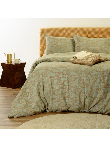Melinen Σετ Σεντόνια King Size Φανελένια 270x270 Winter Line Ember Aqua