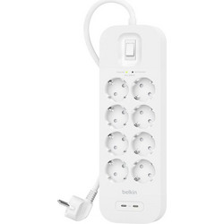 Belkin Πολύπριζο 8 Θέσεων με Καλώδιο 2m