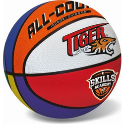 Μπάλα Μπάσκετ Tiger Πολύχρωμη Λαστιχένια Μέγεθος 7