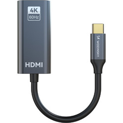 Προσαρμογέας Wozinsky WACH-01 USB-C σε HDMI 4K 60Hz - Μαύρος Μαύρο