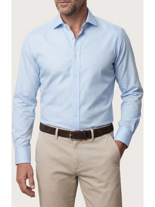 CAMICISSIMA PERMANENT SHIRT LONG SLEEVE TERNIH07553-LIGHT BLUE SkyBlue