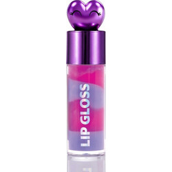 HappiHobbi Lip Gloss Sparkle Love Μωβ
