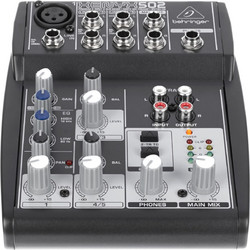 Behringer Xenyx-502 Αναλογική Κονσόλα 5 Καναλιών με Phantom Power & 1 Εισόδο XLR