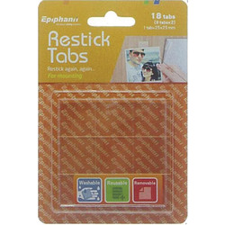 Restick tabs 2όψεων 25x25 χιλ