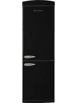Morris MRS-31323B Retro Ψυγειοκαταψύκτης 330lt Full No Frost Υ190.1xΠ60.5xΒ68.1cm Μαύρος