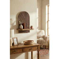 Επιτοίχιο Ράφι Wenge 26x35x13 εκ. από MDF 173ALF1109