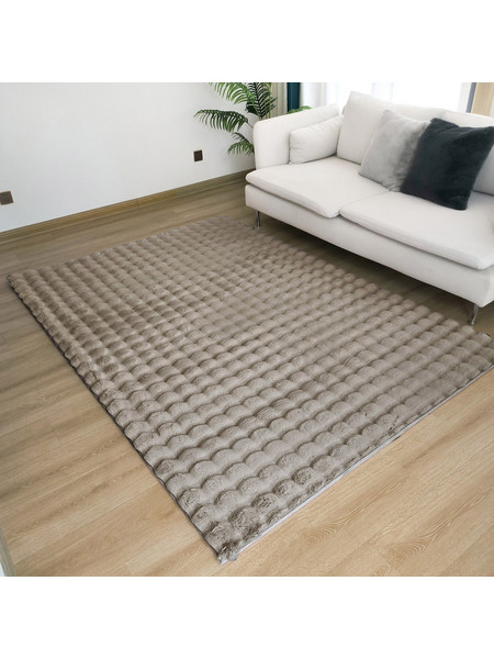 Beauty Home Σετ Κρεβ/ρας 3τμχ Bubble Art 9663 Μόκα