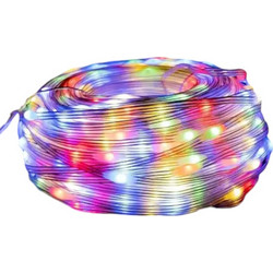Χριστουγεννιάτικα φώτα LED με επένδυση - 10m/100LED - RGB - 272340