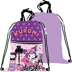 Hello Kitty Kuromi Deluxe Παιδική Αθλητική Τσάντα Γυμναστηρίου 45x34,5 cm