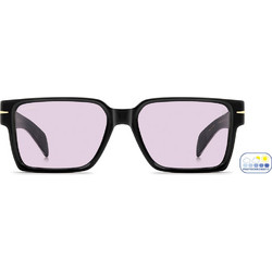 David Beckham DB7162/S 807/KE Ανδρικά Γυαλιά Ηλίου Τετράγωνα Κοκάλινα Μαύρα με Ροζ Φακό