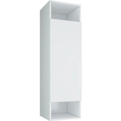 Drop Side Cabinet Uni Κρεμαστό Ντουλάπι Μπάνιου Ξύλινο White