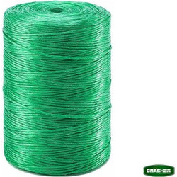 GRASHER 103340 Σχοινί Σπάγγος 8000D Δεσίματος Φυτών Σε Χρώμα Πράσινο 500gr