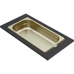 Elleci Dialogo Frame 1/3 KF021 Oro - Μπολ Gastronorm Νεροχύτη