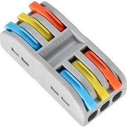 Συνδετήρας καλωδίων (κλέμα με κλίπς) QUICKY 3-3 0.08mm-2.5mm 32A 5 τεμάχια 7200241 Vito