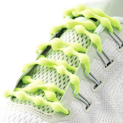 Caterpy Air No-tie Laces Ελαστικά Κορδόνια 70cm Κίτρινο Φλουό