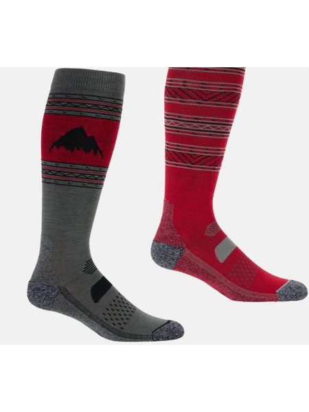 Burton Performance Lightweight 2PK Ανδρικές Κάλτσες Red