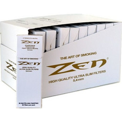 Φιλτράκια ZEN ΑΣΠΡΟ 60 Extra Slim 5.4mm (κουτί με 30 πακετάκια)