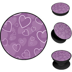 Sonique Heart Series Pop Socket Violet