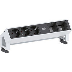 Bachmann DESK2 3x Schutzkontakt 2x ABD GST18 λευκό