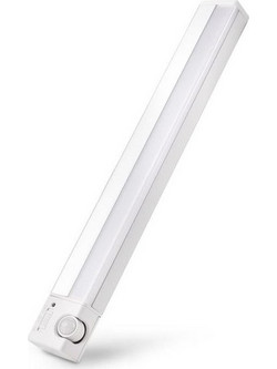 Avide LED φωτιστικό ντουλαπιού με ενσωματωμένη μπαταρία 2.5W και PIR αισθητήρα κίνησης (ABLSBCAB-30WWS-DE)