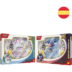 Spanish Pokemon 30 Anniversary Sylveon / Greninja Card blister 6 Τεμ