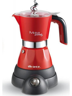 Ariete 1358 Red Ηλεκτρικό Μπρίκι Espresso 400W 4Cups Κόκκινο