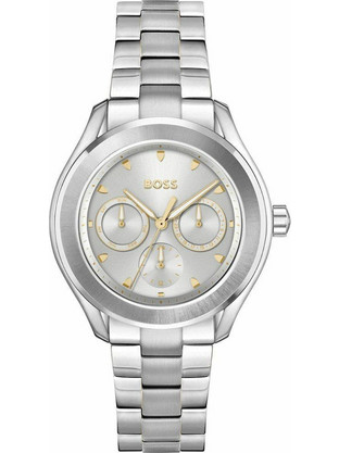 Hugo Boss Lida Γυναικείο Ρολόι με Ασημί Μεταλλικό Μπρασελέ 1502747