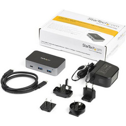StarTech HB31C2A1CGS USB Hub 3.1 USB-A με 4 Θύρες USB-A / USB-C / Ethernet & Εξωτερική Παροχή Ρεύματος