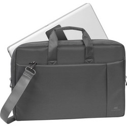 Rivacase 8251 Τσάντα Laptop Ώμου 17.3" Grey