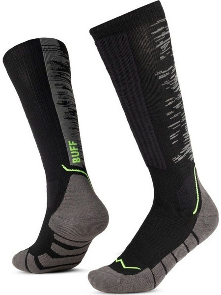 Buff Merino Hw Over The Calf HW02 Ανδρικές Κάλτσες Ψηλές Μαύρες 138873.999.05