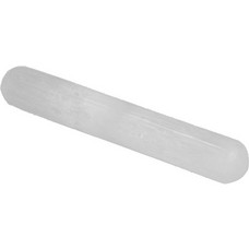 Σεληνίτης (Selenite) ραβδί για μασάζ - στρογγυλό Διαστάσεις: 14 εκ
