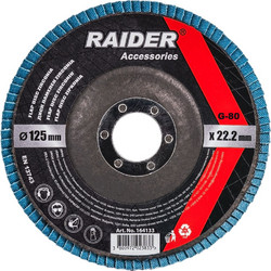 RAIDER Δίσκος φυλλαράκι Φ125 G80 164133