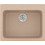 Sanitec Classic 331 Υποκαθήμενος Νεροχύτης Γρανίτη Ματ Granite Sand 60x50cm