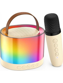 MARTIN TOYS ΗΧΕΙΟ ΠΟΥ ΦΩΤΙΖΕΙ ΟΛΟΚΛΗΡΟ KARAOKE ΚΑΙ ΔΥΟ ΜΙΚΡΟΦΩΝΑ Κ52