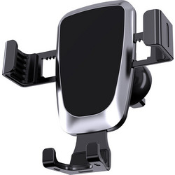 Gravity smartphone car holder, black air vent grille (YC08) - OUTLET